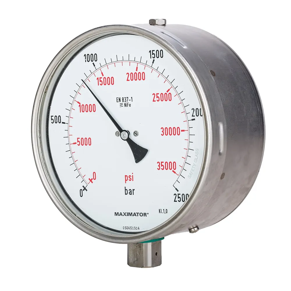 Gauges and instruments, calibrated